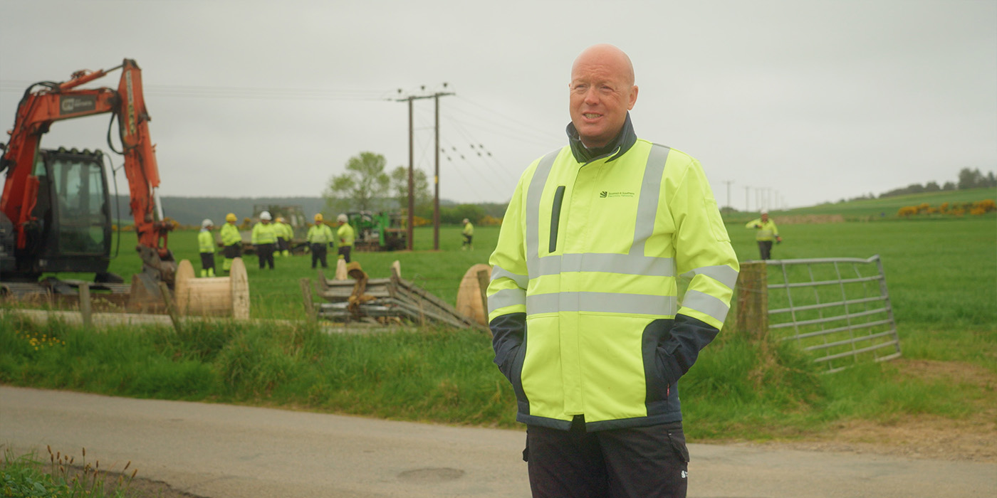 Fraser Hood standing in Buckie